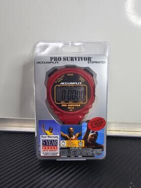 ACCUSPLIT Pro Survivor - A601X Stopwatch, Clock, Extra Large Display